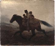 Eastman Johnson Fugitive Slaves Germany oil painting artist